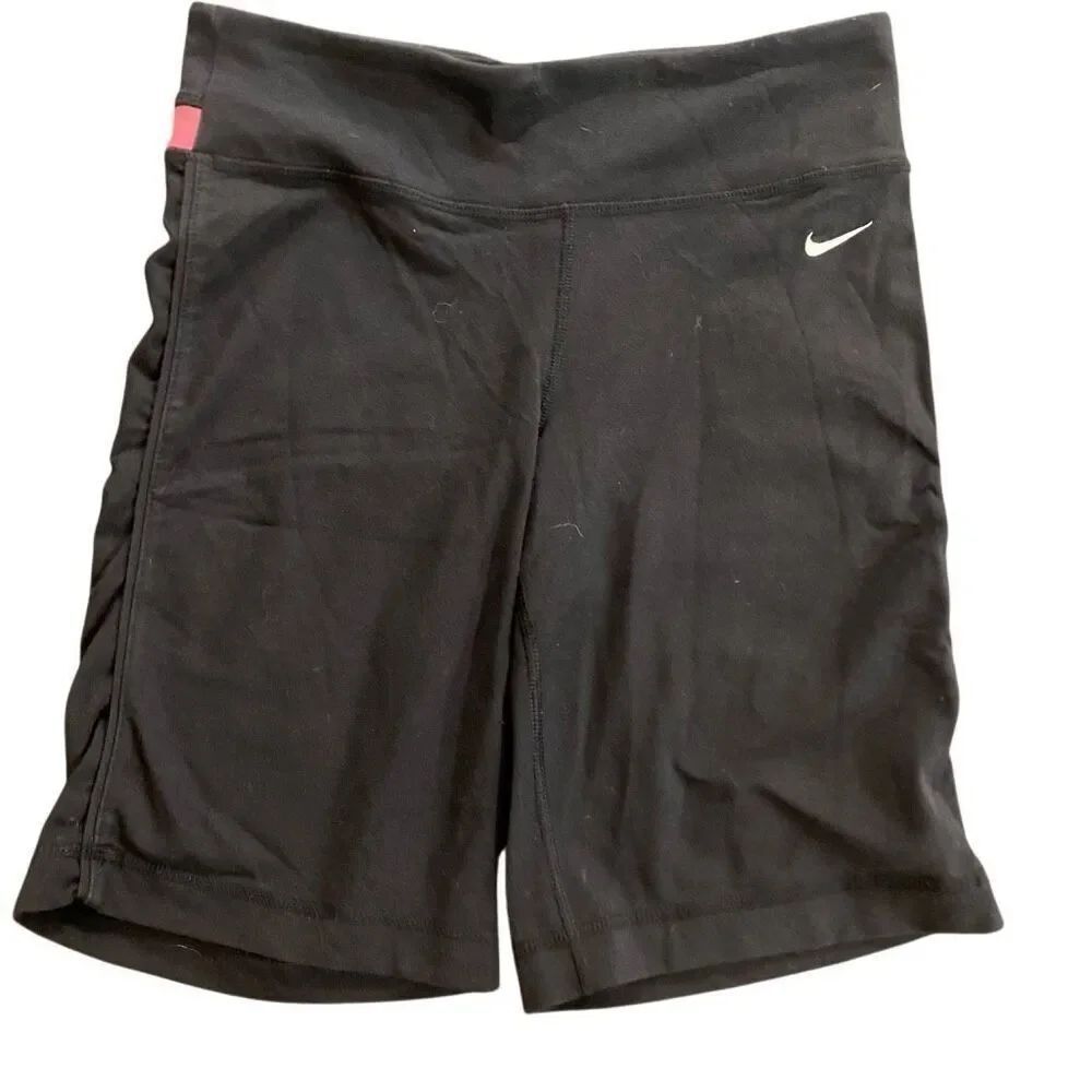 Nike Dri fit size XS black pink biker shorts longer